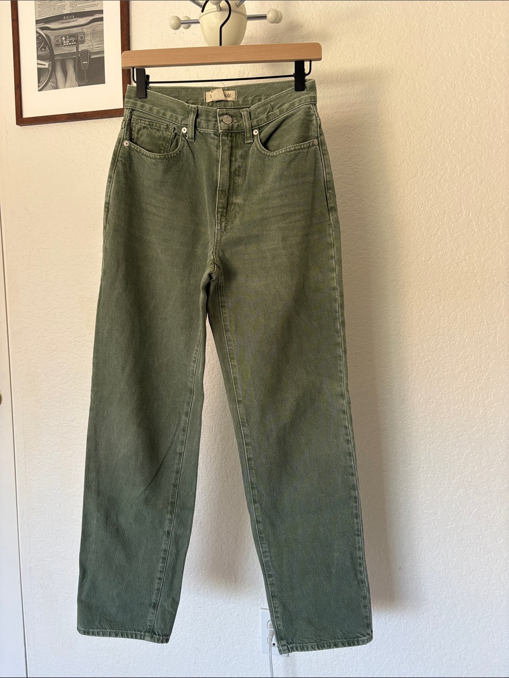 Madewell baggy straight jean